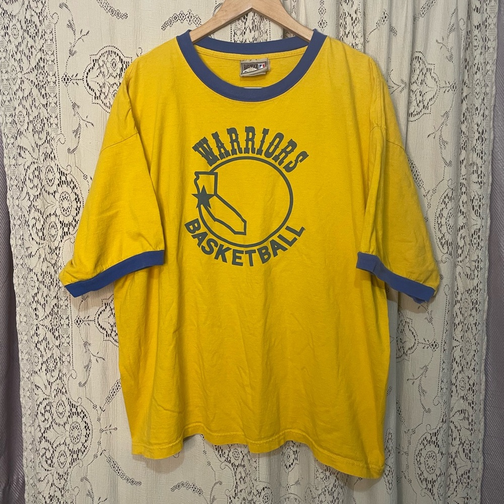 Hardwood classics: warriors basketball shirt